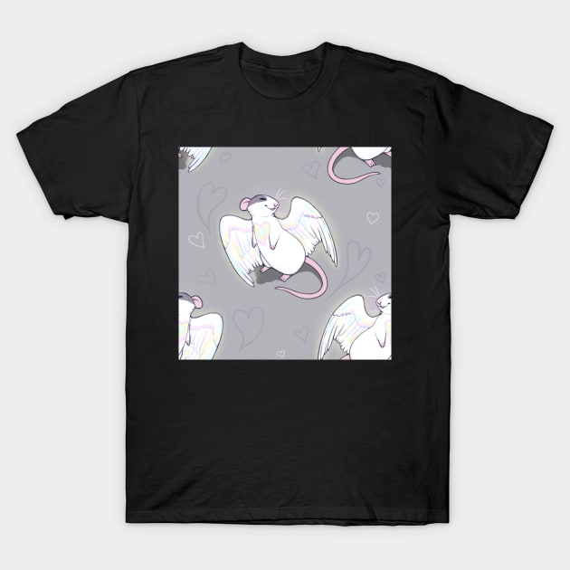 Heart Rat T-Shirt by pigdragon